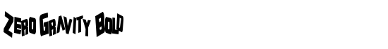 Zero Gravity Bold - Download Thousands of Free Fonts at FontZone.net