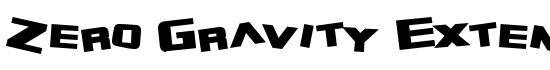 Zero Gravity Extended Bold - Download Thousands of Free Fonts at FontZone.net