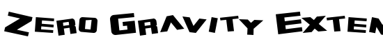 Zero Gravity Extended - Download Thousands of Free Fonts at FontZone.net