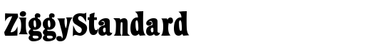ZiggyStandard - Download Thousands of Free Fonts at FontZone.net