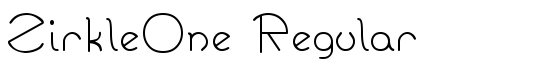 ZirkleOne Regular - Download Thousands of Free Fonts at FontZone.net
