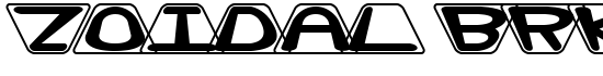 Zoidal BRK - Download Thousands of Free Fonts at FontZone.net