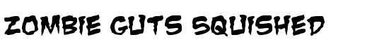 Zombie Guts Squished - Download Thousands of Free Fonts at FontZone.net