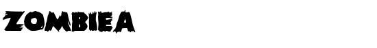 ZombieA - Download Thousands of Free Fonts at FontZone.net