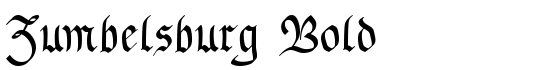 Zumbelsburg Bold - Download Thousands of Free Fonts at FontZone.net