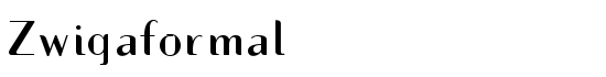 Zwigaformal - Download Thousands of Free Fonts at FontZone.net