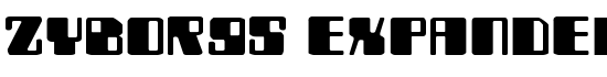 Zyborgs Expanded - Download Thousands of Free Fonts at FontZone.net