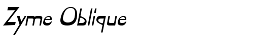 Zyme Oblique - Download Thousands of Free Fonts at FontZone.net